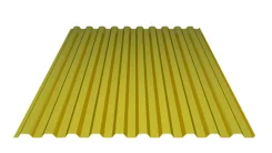 Профнастил C-21 Полиэстр 0.45 мм ГОСТ RAL 1018 Желтый цинк