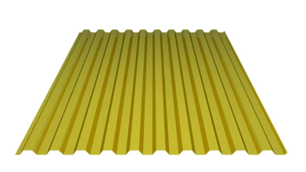 Профнастил C-21 NormanMP 0,5 мм RAL 1018 Желтый цинк-1 Профнастил C-21 NormanMP 0,5 мм RAL 1018 Желтый цинк-1