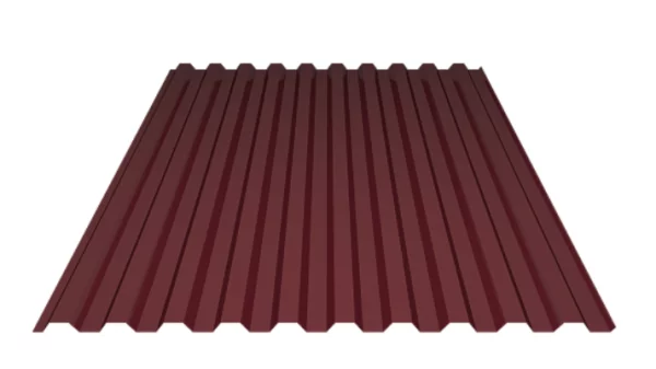 Профнастил C-21 Полиэстр 0.65 мм RAL 3005 Красное вино-1 Профнастил C-21 Полиэстр 0.65 мм RAL 3005 Красное вино-1