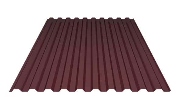 Профнастил C-21 Полиэстр 0.7 мм ГОСТ RAL 3009 Красная окись-1 Профнастил C-21 Полиэстр 0.7 мм ГОСТ RAL 3009 Красная окись-1