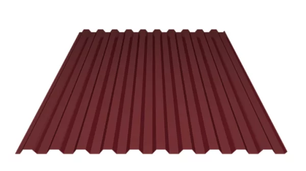 Профнастил C-21 Викинг 0.45 мм RAL 3011 Красно-коричневый-1 Профнастил C-21 Викинг 0.45 мм RAL 3011 Красно-коричневый-1
