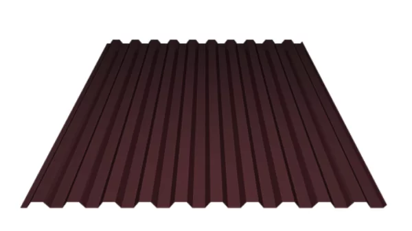 Профлист C21 Викинг Е 0,5 мм RAL 8017 Коричневый шоколад-1 Профлист C21 Викинг Е 0,5 мм RAL 8017 Коричневый шоколад-1