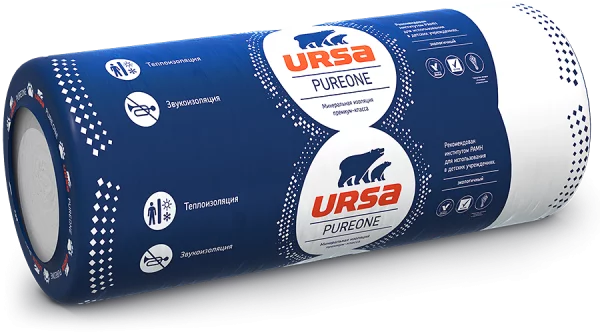 Утеплитель URSA PureOne 37 RN 100 мм-1 Утеплитель URSA PureOne 37 RN 100 мм-1