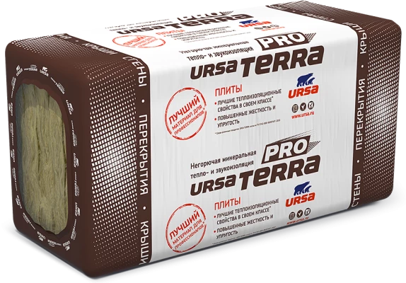 Утеплитель URSA Terra 34 PN PRO 100 мм-1