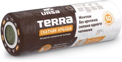 Утеплитель URSA Terra 35 QN Скатная крыша 200 мм
