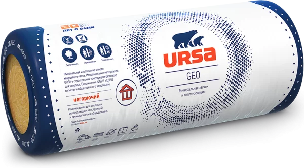 Утеплитель URSA GEO М-15 100 мм-1 Утеплитель URSA GEO М-15 100 мм-1