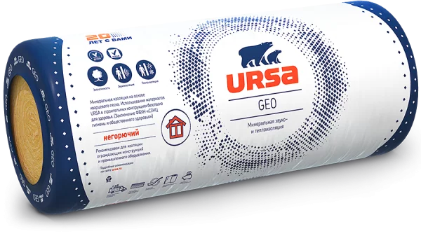 Утеплитель URSA GEO М-11 100 мм-1 Утеплитель URSA GEO М-11 100 мм-1