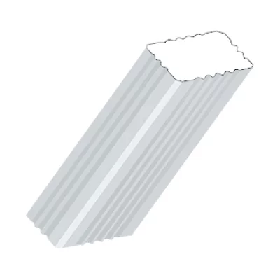 Труба водосточная 76х102х2000 Бюджет Труба водосточная 76х102х2000 Бюджет