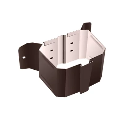 Держатель трубы 76х102 на дерево Коричневый шоколад Модерн Держатель трубы 76х102 на дерево Коричневый шоколад Модерн