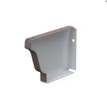 Заглушка желоба 120х86 левая Коричневый шоколад Бюджет