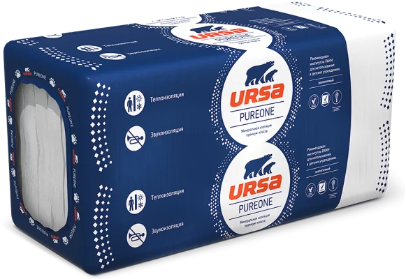 Утеплитель URSA PureOne 34 PN 50 мм-1 Утеплитель URSA PureOne 34 PN 50 мм-1