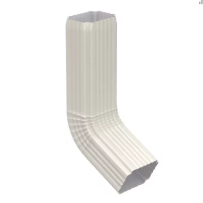 Колено трубы 76х102 Белое Бюджет Колено трубы 76х102 Белое Бюджет