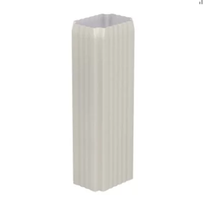 Труба водосточная 76х102х2000 Белая Бюджет Труба водосточная 76х102х2000 Белая Бюджет