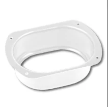 Воронка выпускная 76х102 белая Модерн