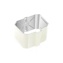 Держатель трубы 76х102 на кирпич белый Модерн