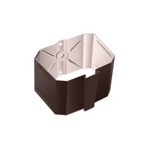 Держатель трубы 76х102 на кирпич Коричневый шоколад Модерн