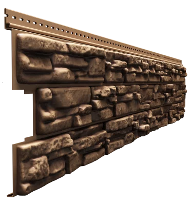 Сайдинг Docke LUX ROCKY Кедровый орех-1 Сайдинг Docke LUX ROCKY Кедровый орех-1