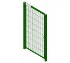 3д забор калитка Эко 1000*2000 ПП RAL6005 Зеленая