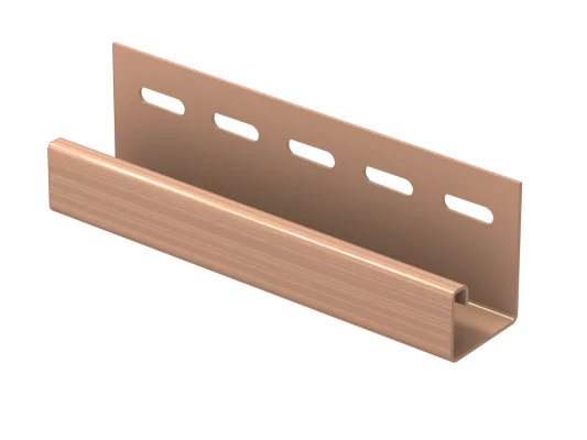 J-Планка Ю-пласт розовая 3050 мм J-Планка Ю-пласт розовая 3050 мм