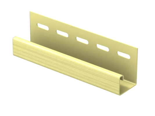 J-Планка Ю-пласт кремовая 3050 мм J-Планка Ю-пласт кремовая 3050 мм