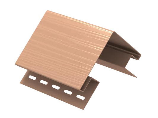 Наружный угол Ю-пласт розовый 3050 мм Наружный угол Ю-пласт розовый 3050 мм