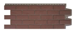 Фасадная панель GL Состаренный кирпич Элит Махагон