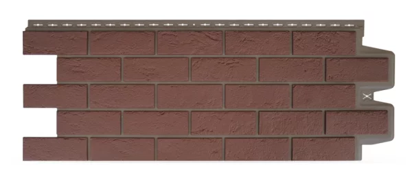 Фасадная панель GL Состаренный кирпич Элит Махагон Фасадная панель GL Состаренный кирпич Элит Махагон