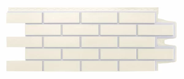 Фасадная панель GL Клинкерный кирпич Премиум Пломбирный Фасадная панель GL Клинкерный кирпич Премиум Пломбирный