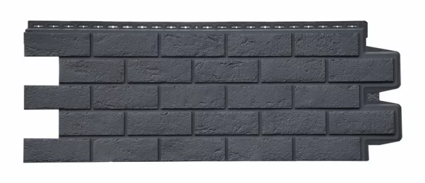 Фасадная панель GL Состаренный кирпич Стандарт Графит Фасадная панель GL Состаренный кирпич Стандарт Графит