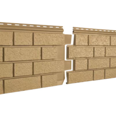 Цокольный сайдинг Стоун-Хаус S-Lock Клинкер Горчичный Цокольный сайдинг Стоун-Хаус S-Lock Клинкер Горчичный