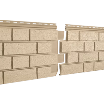 Цокольный сайдинг Стоун-Хаус S-Lock Клинкер песочный Цокольный сайдинг Стоун-Хаус S-Lock Клинкер песочный