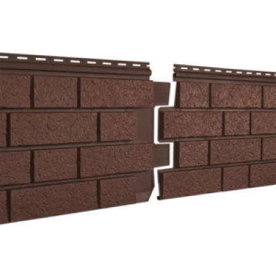 Цокольный сайдинг Стоун-Хаус S-Lock Клинкер терракотовый Цокольный сайдинг Стоун-Хаус S-Lock Клинкер терракотовый