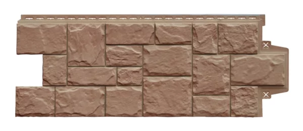 Фасадная панель GL Крупный камень Элит Миндаль Фасадная панель GL Крупный камень Элит Миндаль