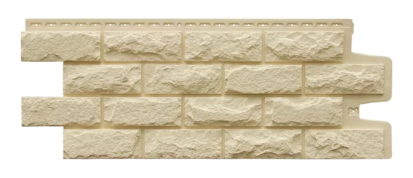 Фасадная панель GL Колотый камень Стандарт Бежевый Фасадная панель GL Колотый камень Стандарт Бежевый