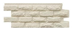 Фасадная панель GL Колотый камень Стандарт Молочный