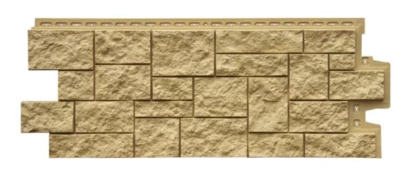 Фасадная панель GL Дикий камень Песочный Фасадная панель GL Дикий камень Песочный