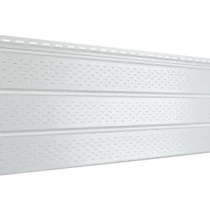Соффит перфорированный Ю-пласт PRO белый 3000 х 300 мм