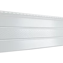 Соффит частично перфорированный Ю-пласт PRO белый 3000 х 300 мм