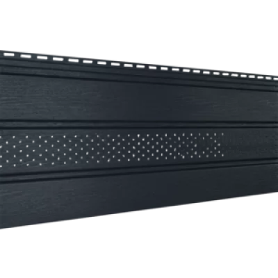 Соффит частично перфорированный Ю-пласт графит 300х3000 мм Соффит частично перфорированный Ю-пласт графит 300х3000 мм