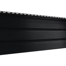 Соффит частично перфорированный Ю-пласт PRO черный 3000 х 300 мм