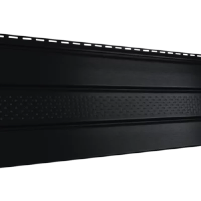 Соффит частично перфорированный Ю-пласт PRO черный 3000 х 300 мм Соффит частично перфорированный Ю-пласт PRO черный 3000 х 300 мм