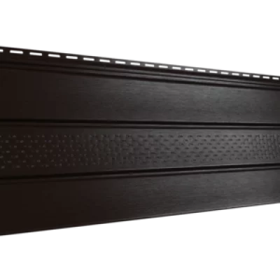 Соффит частично перфорированный Ю-пласт PRO коричневый 3000 х 300 мм Соффит частично перфорированный Ю-пласт PRO коричневый 3000 х 300 мм