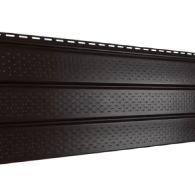 Соффит перфорированный Ю-пласт PRO коричневый 3000 х 300 мм Соффит перфорированный Ю-пласт PRO коричневый 3000 х 300 мм