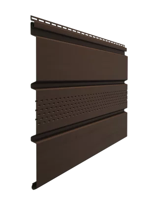 Соффит с центральной перфорацией Docke STANDARD Каштан 3,0х0,305м Соффит с центральной перфорацией Docke STANDARD Каштан 3,0х0,305м