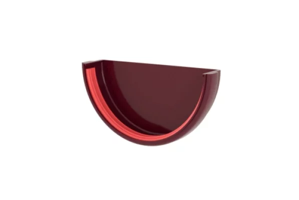 Заглушка желоба универсальная ПВХ Grand Line Стандарт Бордо Заглушка желоба универсальная ПВХ Grand Line Стандарт Бордо