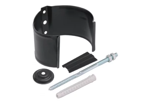 Кронштейн трубы на кирпич 100мм Grand Line RAL 7024 Мокрый асфальт Кронштейн трубы на кирпич 100мм Grand Line RAL 7024 Мокрый асфальт