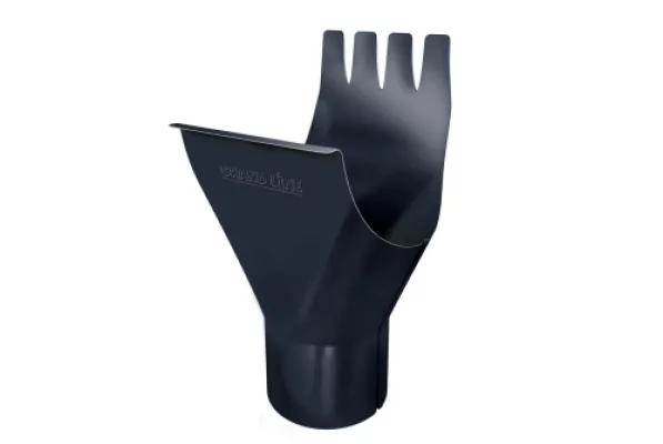 Воронка желоба Grand Line 150/100 мм RAL 7024 Мокрый асфальт Воронка желоба Grand Line 150/100 мм RAL 7024 Мокрый асфальт