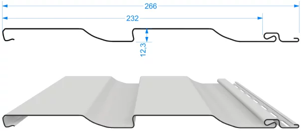 Сайдинг Docke Premium Корабельная доска Сливки D4,5D 3,6м-2 Сайдинг Docke Premium Корабельная доска Сливки D4,5D 3,6м-2