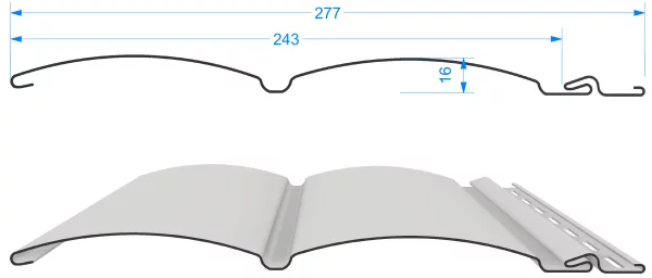 Сайдинг Docke Blockhaus Premium Капучино 3,6х0,240 м-2 Сайдинг Docke Blockhaus Premium Капучино 3,6х0,240 м-2