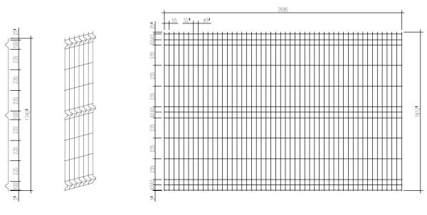 3d панели для забора V3 2700*1740 3 мм RAL8017 Коричневый шоколад-2 3d панели для забора V3 2700*1740 3 мм RAL8017 Коричневый шоколад-2